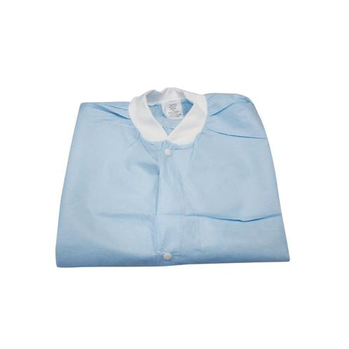ValuMax 3630SBL Extra-Safe SMS Hip Length Lab Jackets Sky Blue Large 10/Pk ValuMax 3630SBL Extra-Safe SMS Hip Length Lab Jackets Sky Blue Large 10/Pk
